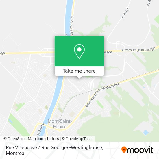 Rue Villeneuve / Rue Georges-Westinghouse map