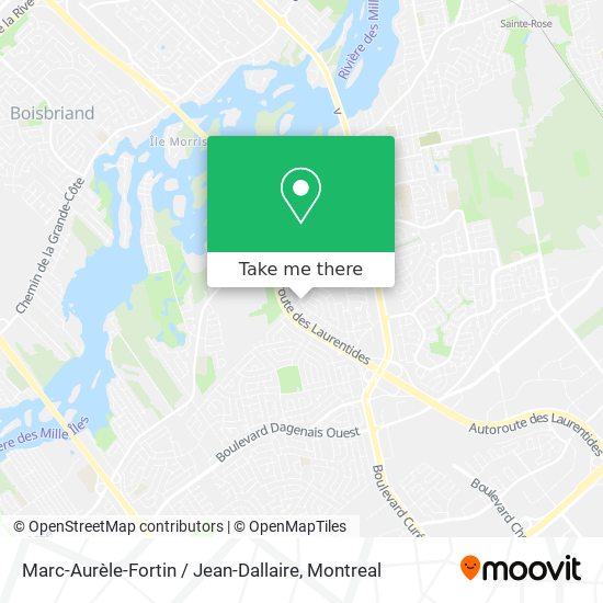 Marc-Aurèle-Fortin / Jean-Dallaire map