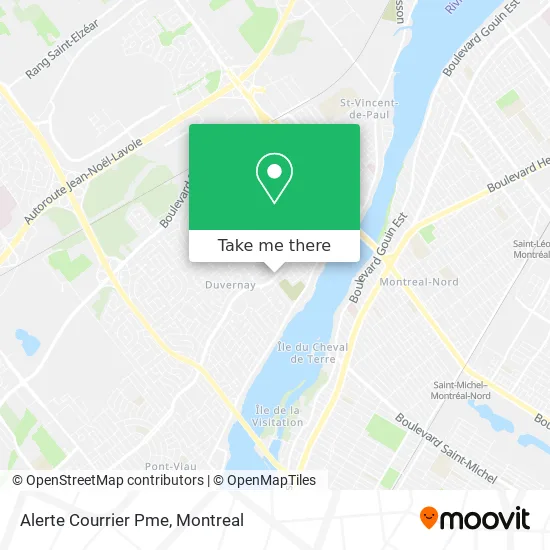 Alerte Courrier Pme map