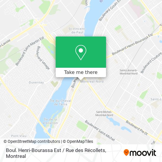 Boul. Henri-Bourassa Est / Rue des Récollets map