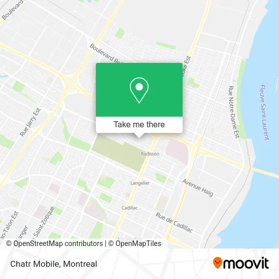 Chatr Mobile map