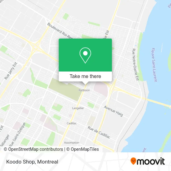 Koodo Shop map