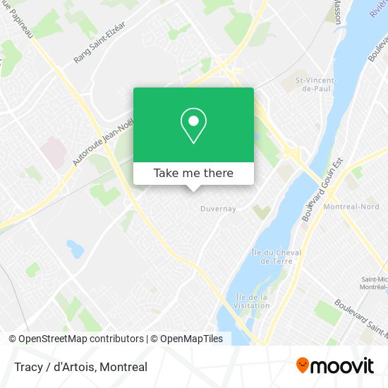 Tracy / d'Artois map