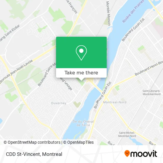 CDD St-Vincent map