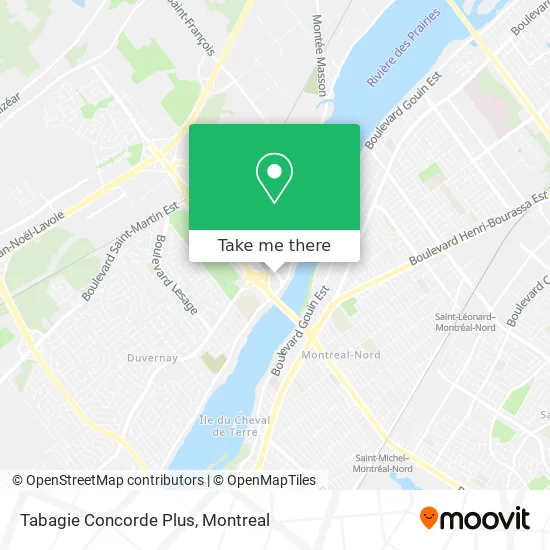Tabagie Concorde Plus map