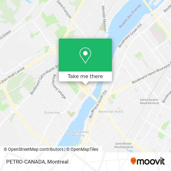 PETRO-CANADA map