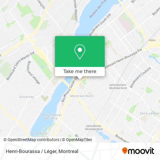 Henri-Bourassa / Léger map