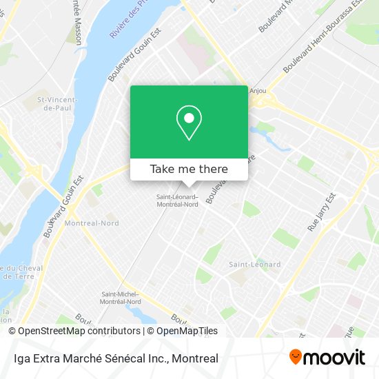 Iga Extra Marché Sénécal Inc. map