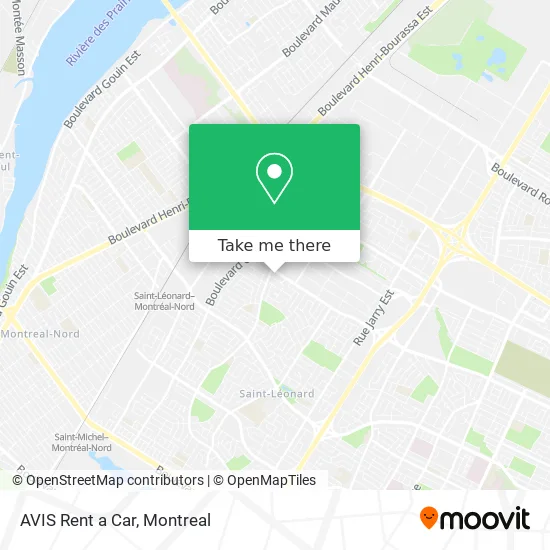 AVIS Rent a Car map