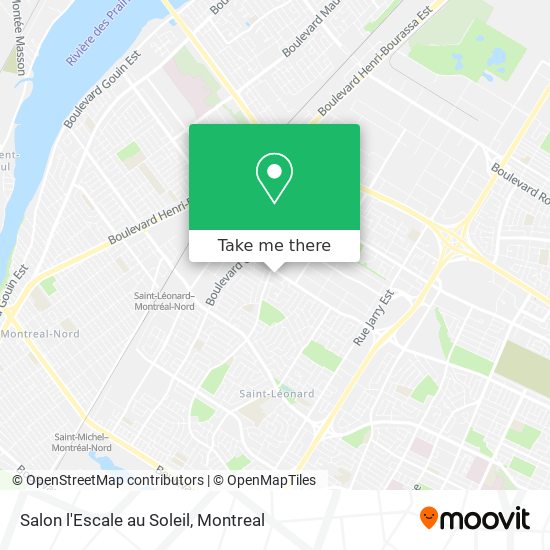 Salon l'Escale au Soleil map