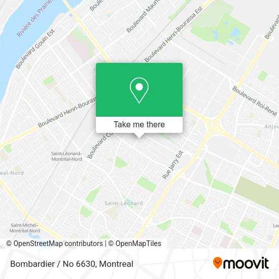 Bombardier / No 6630 map