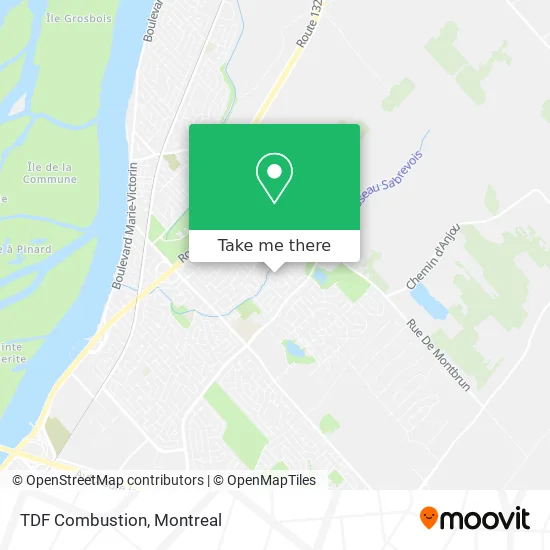 TDF Combustion map