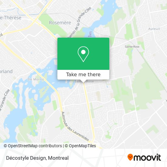 Décostyle Design map