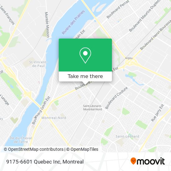 9175-6601 Quebec Inc map