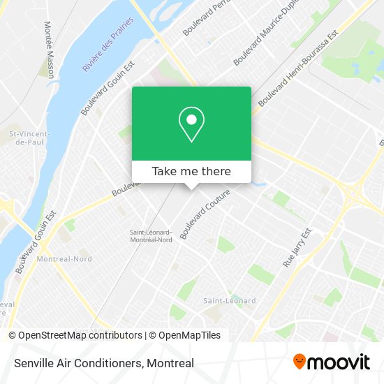 Senville Air Conditioners map