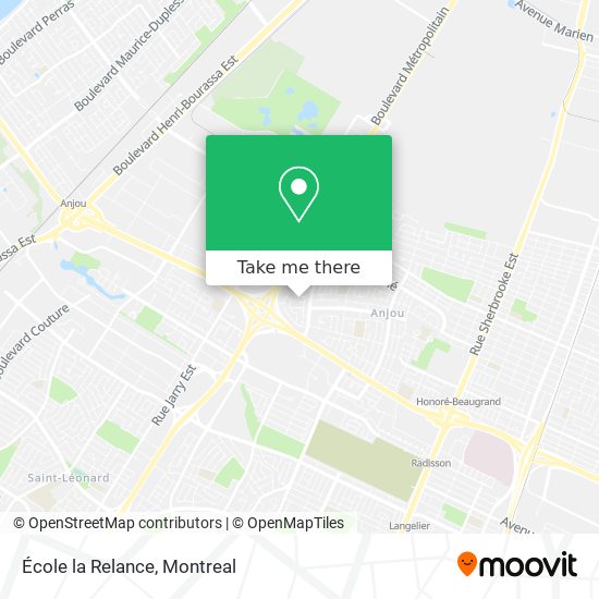École la Relance map