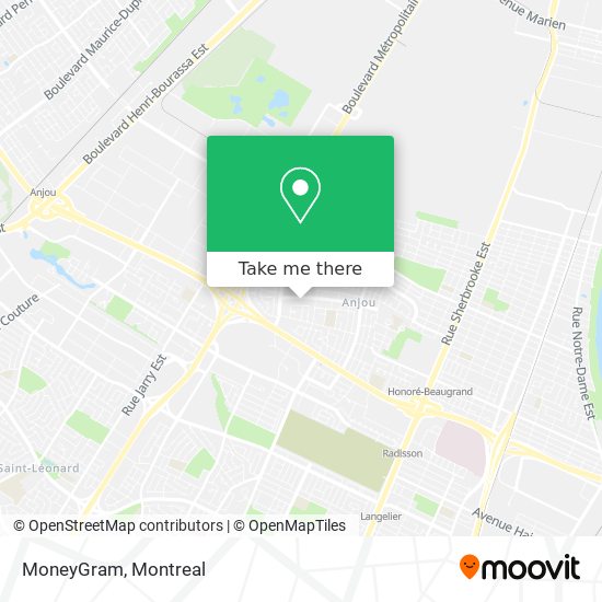 MoneyGram map