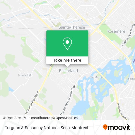 Turgeon & Sansoucy Notaires Senc map
