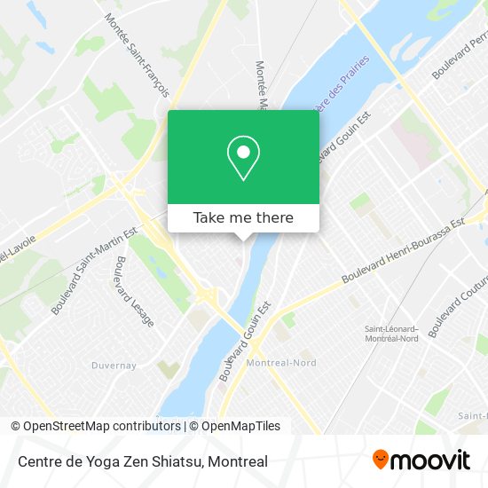 Centre de Yoga Zen Shiatsu map