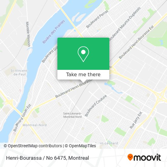 Henri-Bourassa / No 6475 map