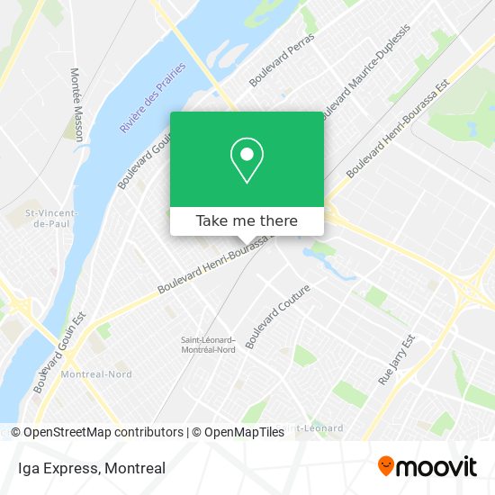 Iga Express map