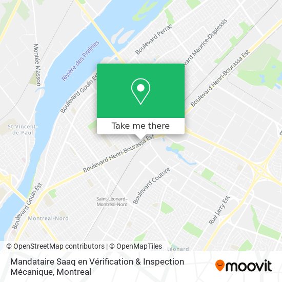 Mandataire Saaq en Vérification & Inspection Mécanique map