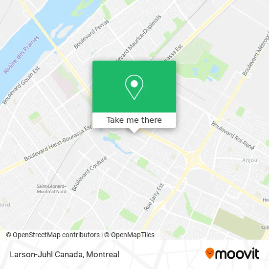 Larson-Juhl Canada map