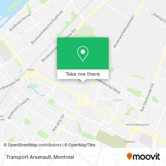 Transport Arsenault map