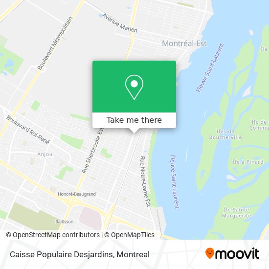 Caisse Populaire Desjardins map