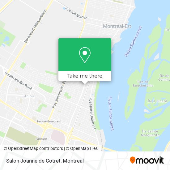 Salon Joanne de Cotret map
