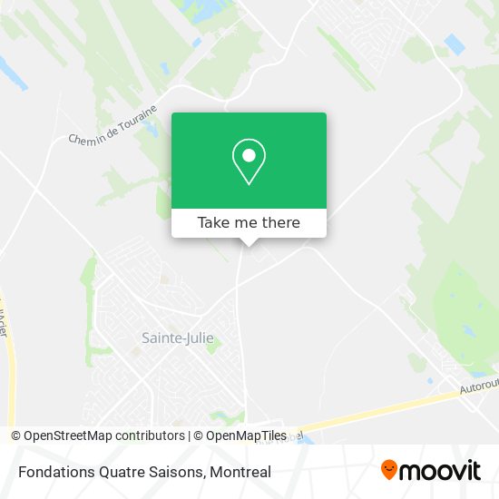 Fondations Quatre Saisons map