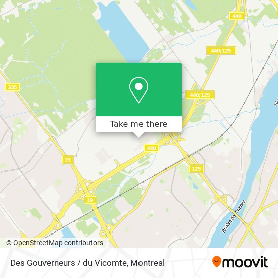 Des Gouverneurs / du Vicomte map