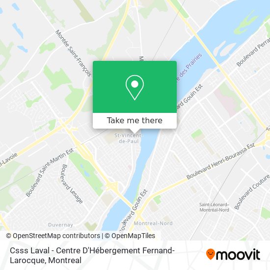 Csss Laval - Centre D'Hébergement Fernand-Larocque map