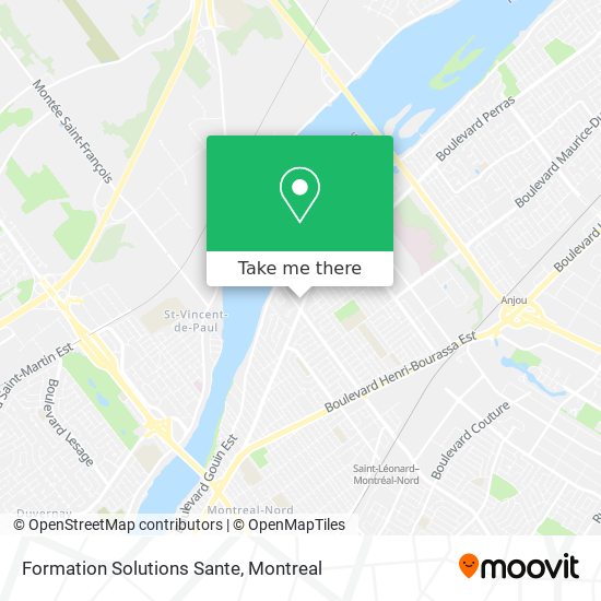 Formation Solutions Sante map