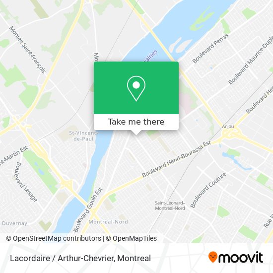 Lacordaire / Arthur-Chevrier map