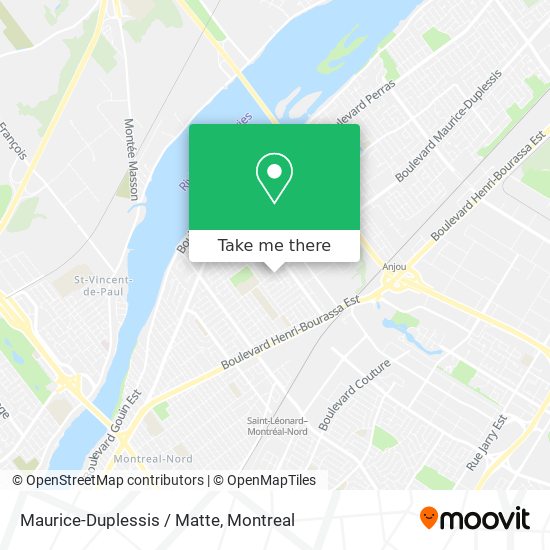 Maurice-Duplessis / Matte map