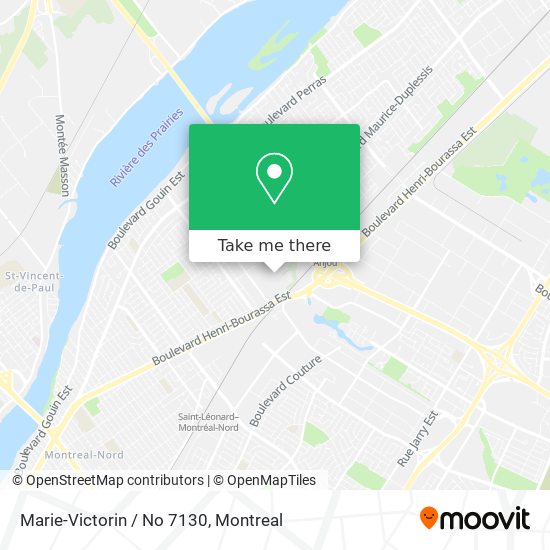Marie-Victorin / No 7130 map