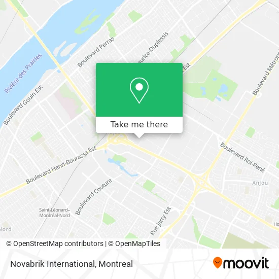 Novabrik International map