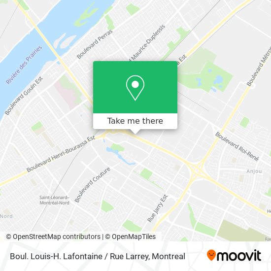 Boul. Louis-H. Lafontaine / Rue Larrey map