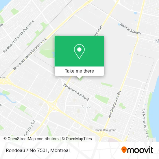 Rondeau / No 7501 map