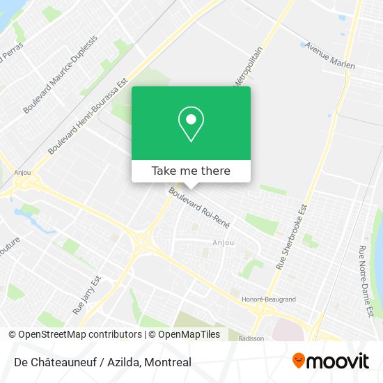 De Châteauneuf / Azilda map