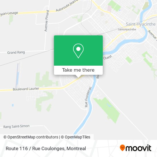 Route 116 / Rue Coulonges map