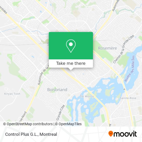 Control Plus G.L. map