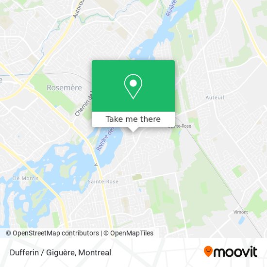 Dufferin / Giguère map