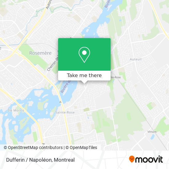 Dufferin / Napoléon map