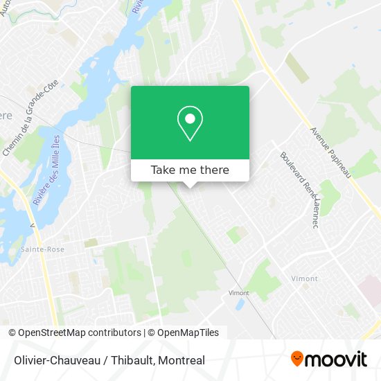 Olivier-Chauveau / Thibault map
