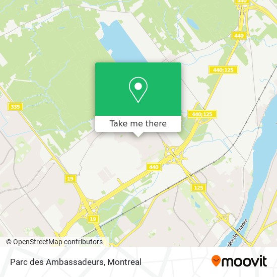 Parc des Ambassadeurs map