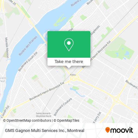 GMS Gagnon Multi Services Inc. map