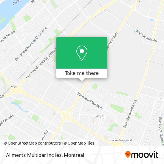 Aliments Multibar Inc les map