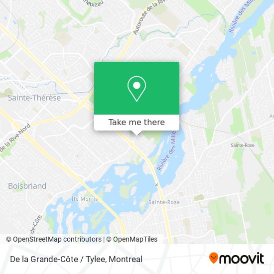 De la Grande-Côte / Tylee map